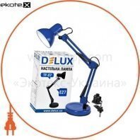 Delux 90012377 светильник настольный delux tf-07_e27 голубой