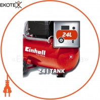 Einhell 4007325 компрессор воздушный, 1500 вт, 165 л / мин, 24 л, масляный