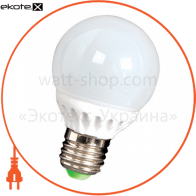 Лампа светодиодная e.save.LED.G60C.E27.5,5.4200 керамическая, тип шар, 5,5Вт, 4200К, Е27