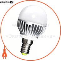 Лампа светодиодная e.save.LED.G45M.E14.5.2700 тип шар, 5Вт, 2700К, Е14
