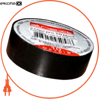 Ізолента e.tape.pro.20.black із самозгасаючого ПВХ, чорна (20м)