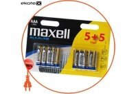 Лужна батарейка Maxell Alkaline ААА/LR03 10шт/уп (5+5)blister