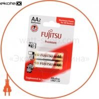 Щелочная батарейка FUJITSU Alkaline Premium АА/LR6 2шт/уп blister