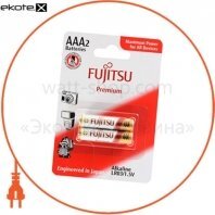Лужна батарейка FUJITSU Alkaline Premium ААА/LR03 2шт/уп blister