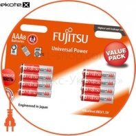 Щелочная батарейка FUJITSU Alkaline Universal Power  ААА/LR03 8шт/уп blister