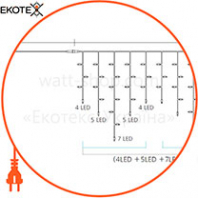 Гирлянда внутренняя DELUX ICICLE С 75 LED бахрома 2x0,7m мулт/прозрачный IP20