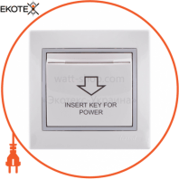 Энергосавер (карткового типу з логотипом) 701-0215-119 Колір Білий / Сірий Затримка
