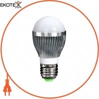 Enext l0650316 лампа светодиодная e.save.led.g50c.e27.3.4200 тип шар, 3вт, 4200к, е27 (ал)