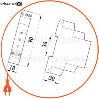 Enext p0690007 реле контроля напряжения однофазный e.control.v02