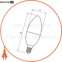 Eurolamp LED-CL-08144(P) eurolamp led лампа эко серия "p" cl 8w e14 4000k