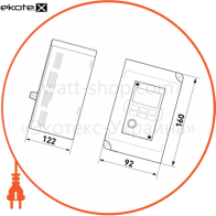 Enext i0800001 преобразователь частотный e.f-drive.0r7.s 0,7 квт 1ф/220в