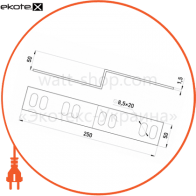 Enext 405-5P-L левосторонняя редукция легкая 50х50 мм