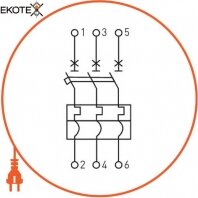 Enext i0660004 силовой автоматический выключатель e.industrial.ukm.250sl.250, 3р, 250а