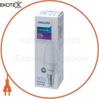 Philips 929002273637 ledcandle 6-60w e14 827 b35ndfr rca