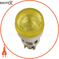 Лампа ENR-22 сигнальна d=22мм жовтий неон/240В циліндр IEK