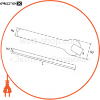 Enext p0470018 ключ изолированный рожковый e.insulating.open.wrench.40117, 17мм