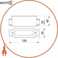 Enext i0550001 труба металлическая e.industrial.pipe.thread.1/2 с резьбой , 3.05 м