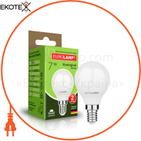 EUROLAMP LED Лампа ECO серия "P" G45 7W E14 3000K (100)