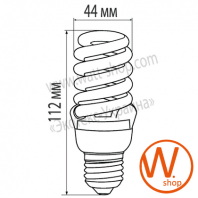 Eurolamp LN-20272 t2 spiral 20w 2700k e27