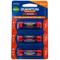 Лужна батарейка Quantum Strong LR6/AA 3шт/уп  blister