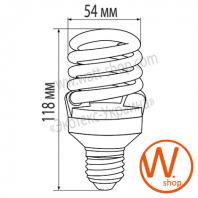 Eurolamp YJ-25272 eurolamp клл t2 spiral &quot;yj&quot; 25w 2700k e27 (100)