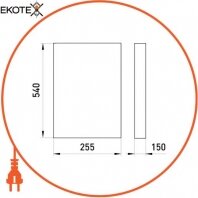 Enext s0101008 ящик япрп-100а, рубильник перекидний bp32-31b71250 ip31