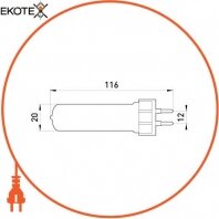 Enext l0150005 лампа метало-галогеновая e.lamp.mhl.g12.70, патрон g12, 70вт