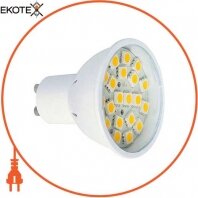 Enext l0650021 лампа светодиодная mr16 e.save.led.gu.10.20.3.2700 20led, 3вт, 2700к (pc)