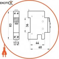 Enext i0270005 индикатор e.industrial.i.1.green, зеленый