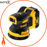 Шлифмашина эксцентриковая аккумуляторная бесщёточная DeWALT DCW210P2