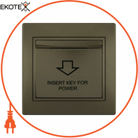 Энергосавер (карткового типу з логотипом) 701-3131-119 Колір Світло-коричневий металік Затримка