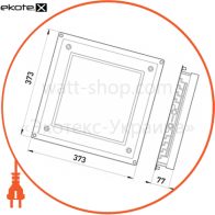 Enext ADK-M коробка adk-m 373х373х77 мм под люк для подпольного кабель-канала h 30-40 мм толщ 2 мм