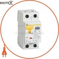 Автоматичний вимикач диференціального струму АВДТ32 B25 10мА IEK
