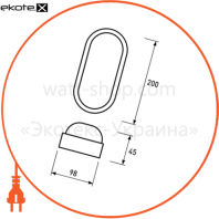 Eurolamp LED-NLS-12/55(F) eurolamp led светильник накладной овальный жкх 12w 5500k