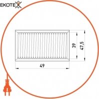 Enext i0420004 труба металлическая e.industrial.pipe.thread.1/2 с резьбой , 3.05 м