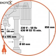 Einhell 4250590 сверлильный станок bt-bd 701