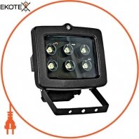 Enext l0800010 прожектор светодиодный e.light.led.150.6.6.2700.black 6вт черный