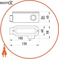 Enext i0540002 труба металлическая e.industrial.pipe.thread.1/2 с резьбой , 3.05 м