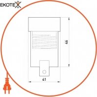 Enext s9100014 патрон керамический е27