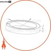 Nami lighting KU.600.9005.1.4.22 подвесной led светильник nami lighting  &quot;кольцо&quot; 23w ip20