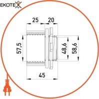 Enext i0580006 труба металлическая e.industrial.pipe.thread.1/2 с резьбой , 3.05 м