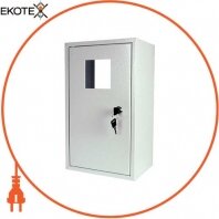 Enext s0100001 корпус e.mbox.stand.n.f1.0.z металлический, под 1-ф. счетчик, пустая, навесной, с замком