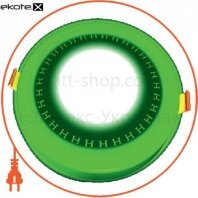 DownLight з підсвічуванням 3 + 3W вбудований коло, греція зелений