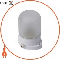 Светильник e.light.sauna.1.60.27.white, Е27,60Вт,IP54, корпус керамический, термостойкий, белый