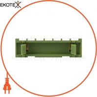 Шина нулевая e.bsi.pro.1.7 на DIN-рейку в изолированном корпусе зеленый