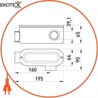 Enext i0540004 труба металлическая e.industrial.pipe.thread.1/2 с резьбой , 3.05 м