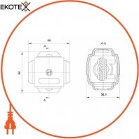 Enext у-734 сжим (зажим) ответвительный у734