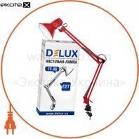 Delux 90012373 светильник настольный delux tf-06_e27 красный