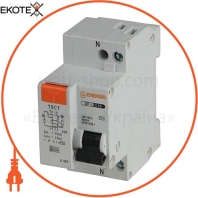 Диференціальний автоматичний вимикач ENERGIO SP-L 1P + N C 16А 4.5кА
