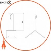 Enext z0020041 коньковый держатель угловой (l=100)